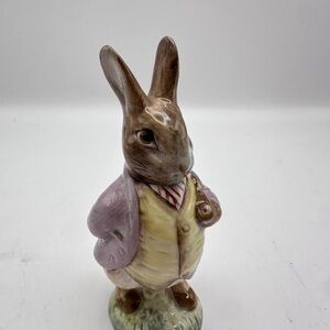 Mr. Benjamin Bunny ceramic figurine from the Beatrix Potter collection